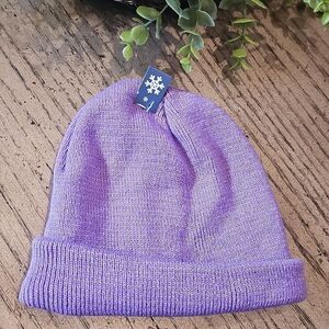 Purple sparkley beanie NWT OSFA